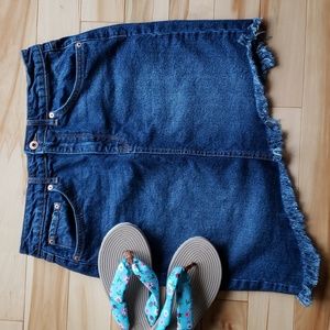 Ella Moss denim mini skirt